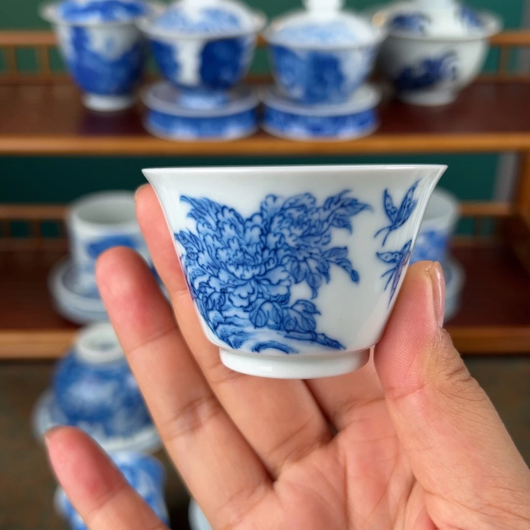【闪购商品】景德镇全手工牡丹小马蹄