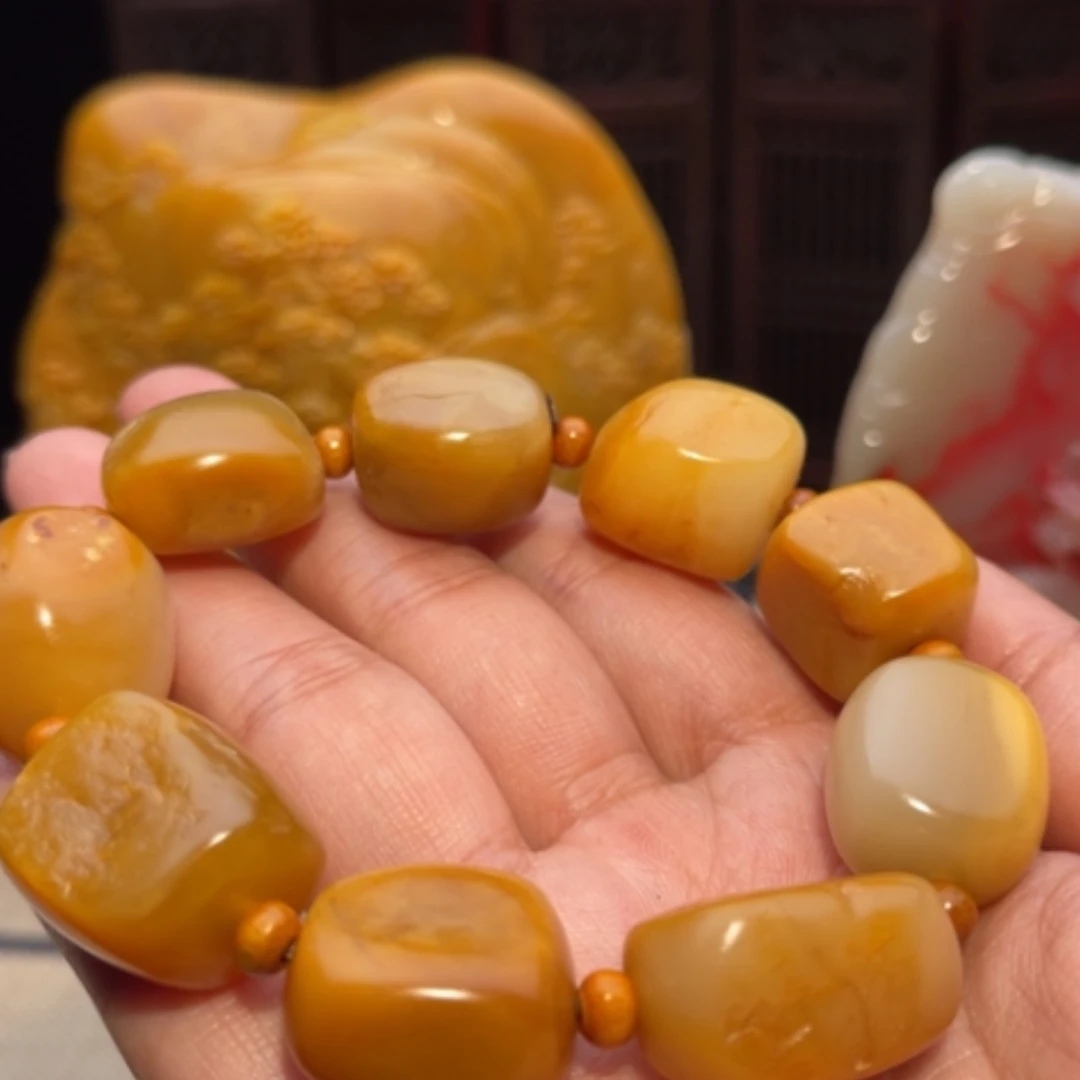 【闪购商品】田黄石寄**珠