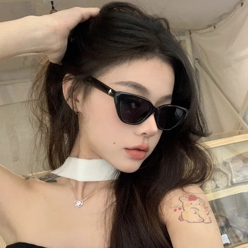 【请叫我大韩】欧美小猫眼墨镜高级感气质小框眼镜防紫外线太阳镜
