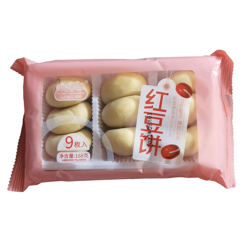欧麦郎红豆饼常温网红图案图案饼干夹心组合营养系列包装规格食用