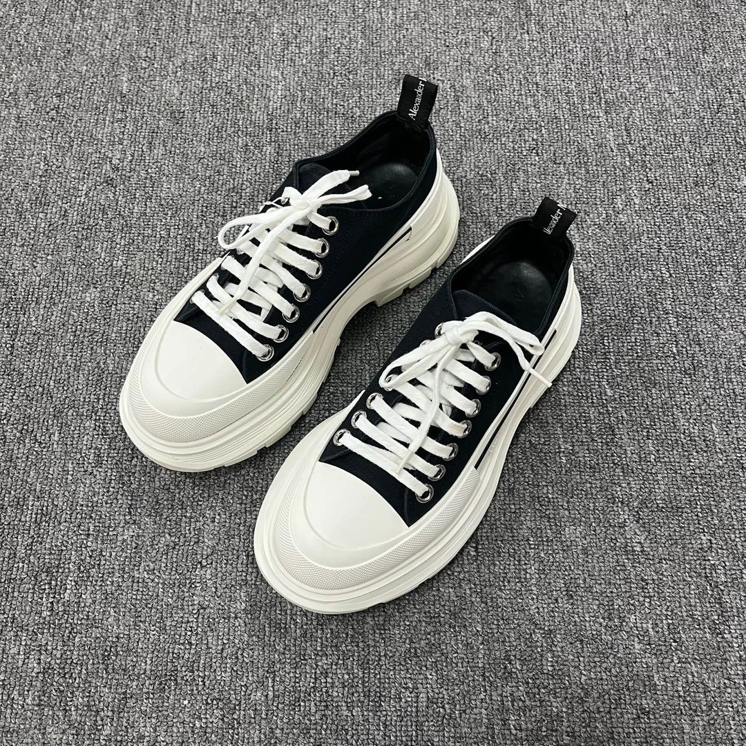 Alexander McQueen/麦昆(有盒)休闲系带厚底休闲鞋 尺码:38/4135