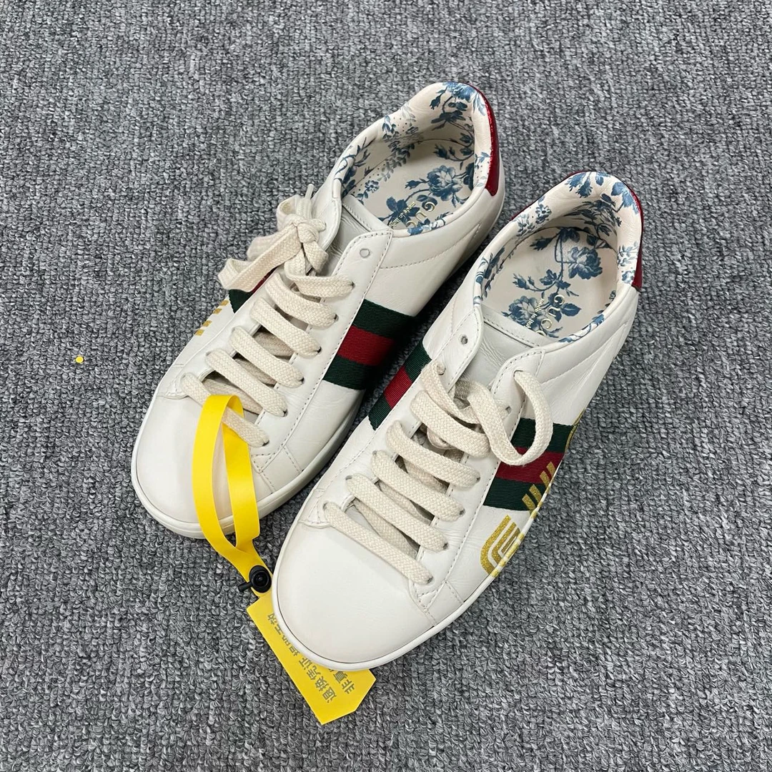 GUCCI/古驰 条纹舒适时尚平底板鞋 34.5码/2870