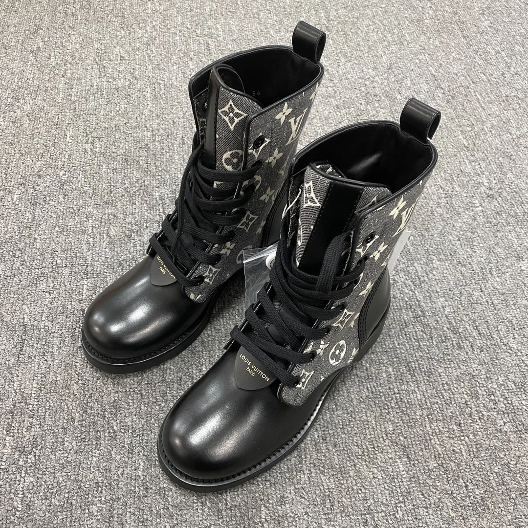 LOUIS VUITTON/路易威登 系带短靴 36码/4294