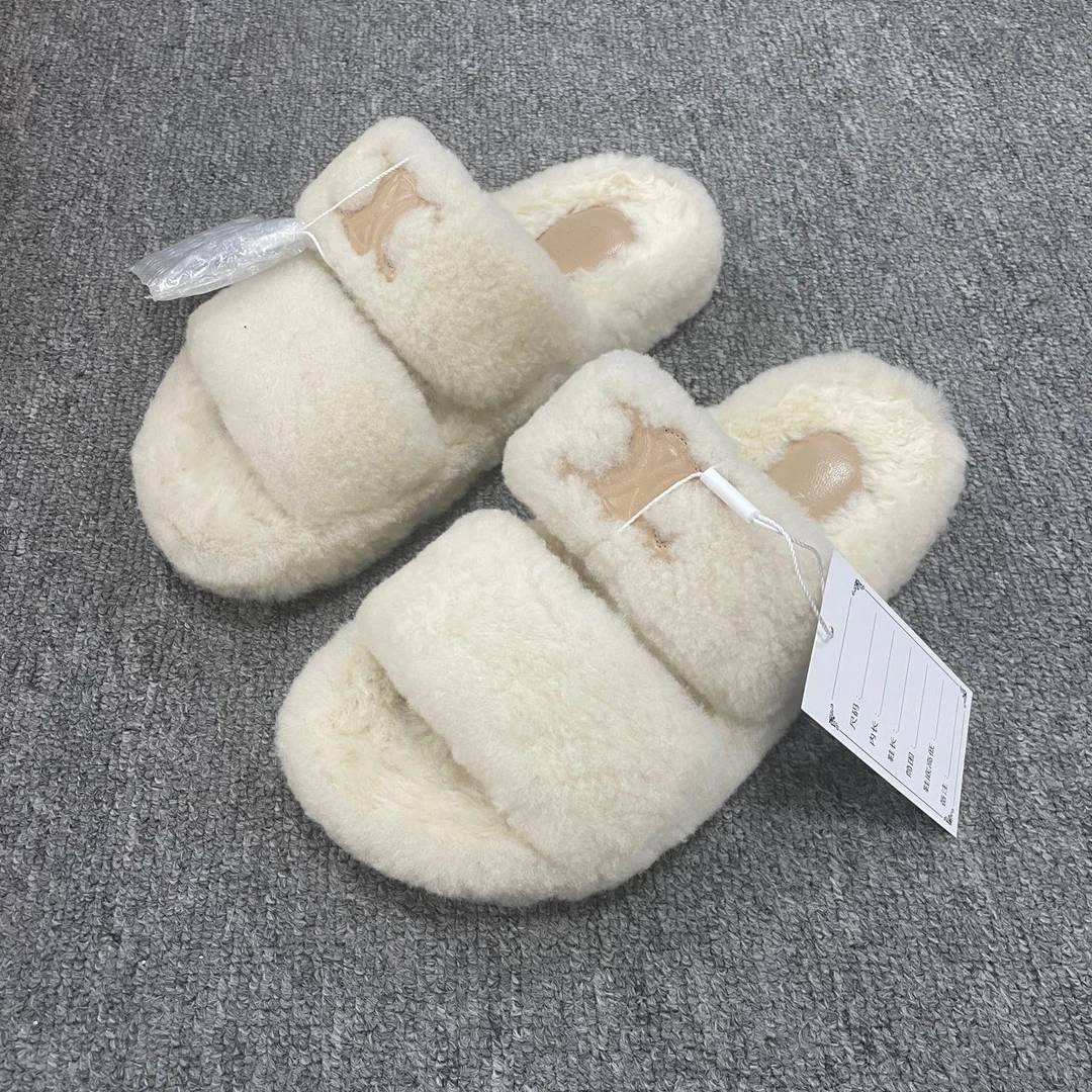 CELINE/赛琳 平底潮流套脚一字拖鞋 37码/4593