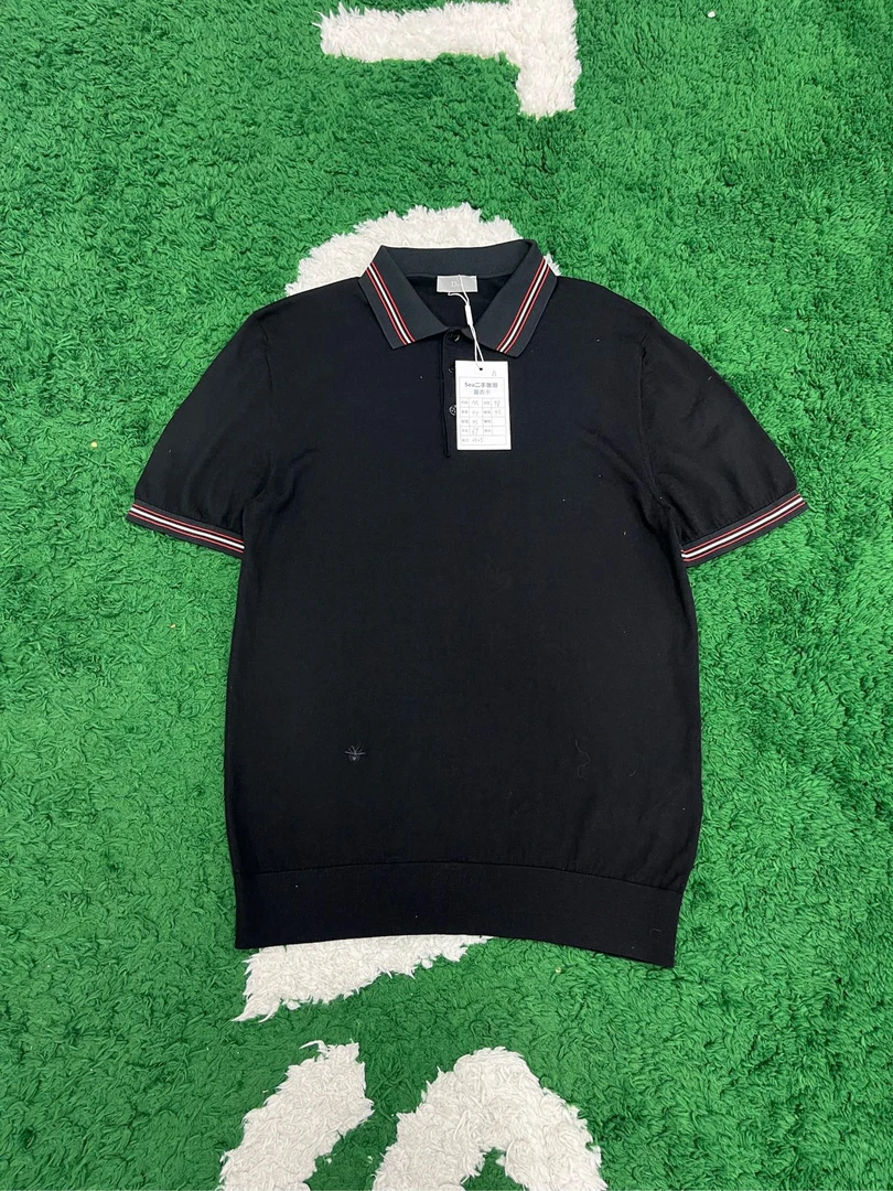 DIOR/迪奥V领套头POLO衫 尺码：m/0505