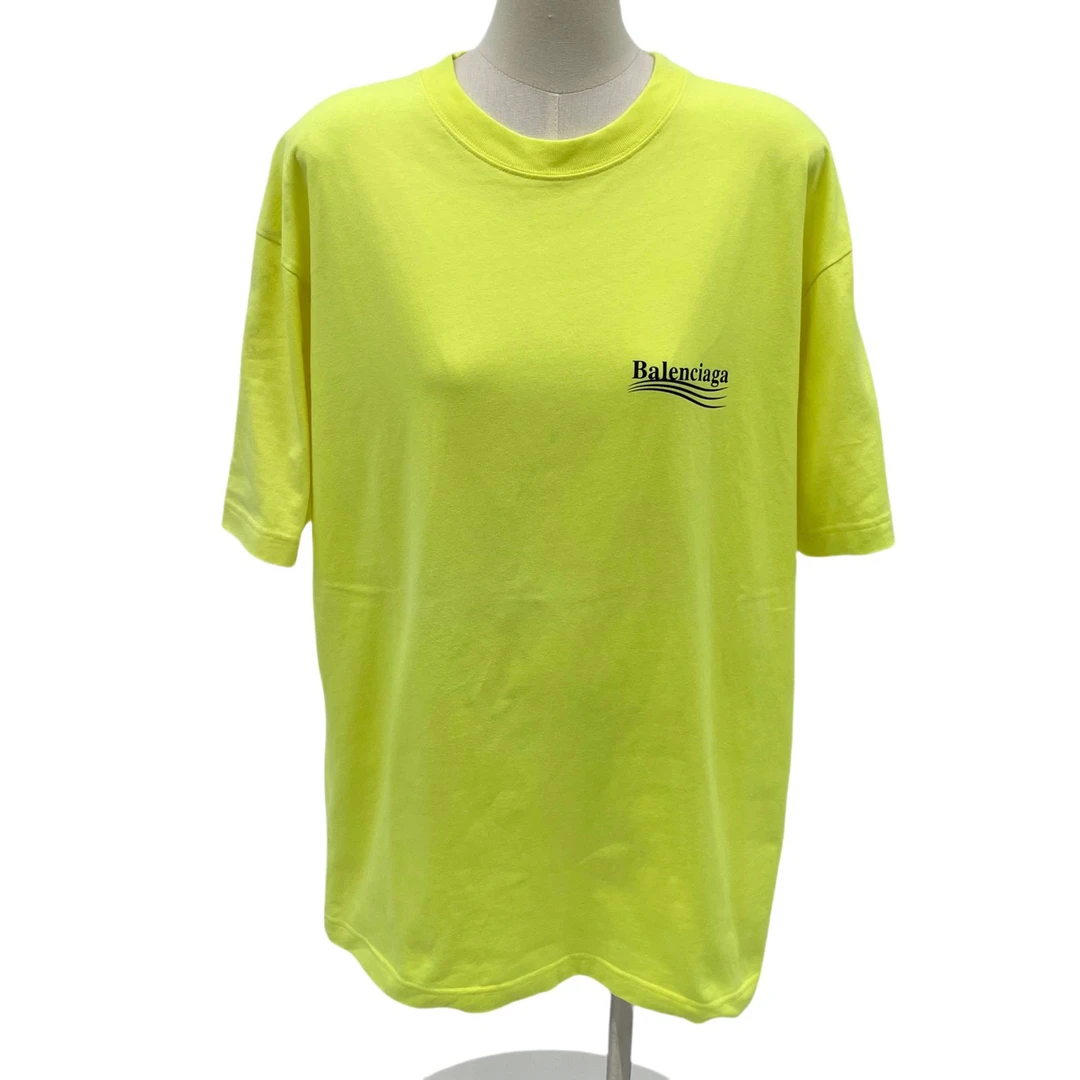 Balenciaga/巴黎世家 字母印花海浪宽松时尚短袖 xs码/0484