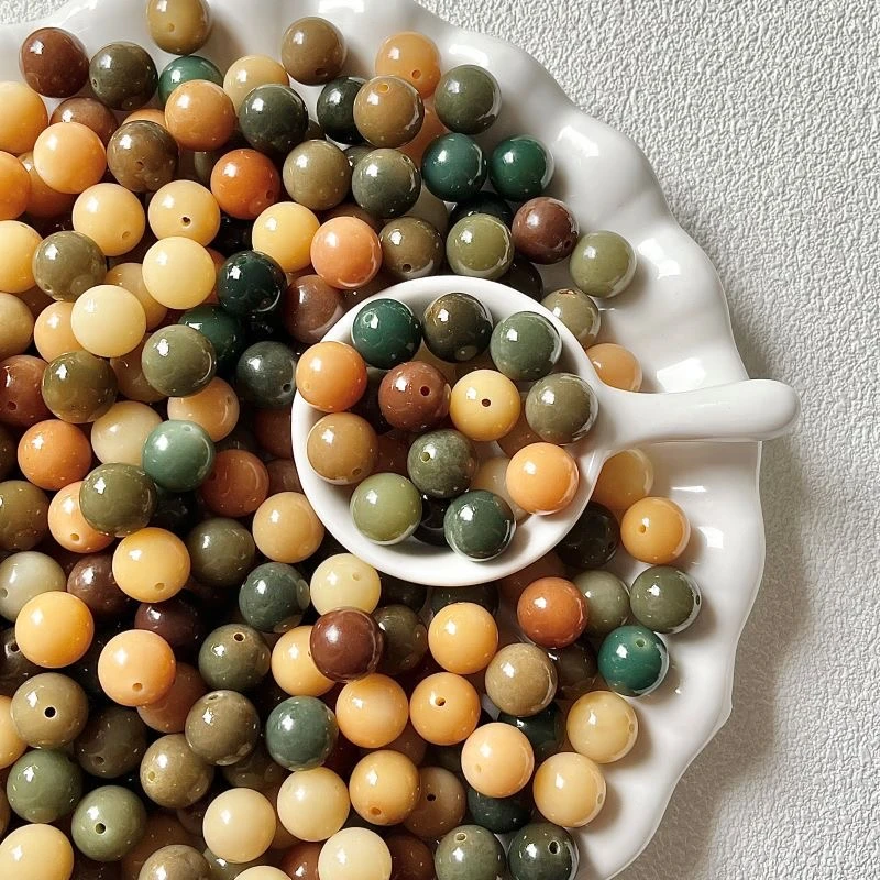 【精品】12+mm天然多宝色菩提DIY散珠串珠手串手持