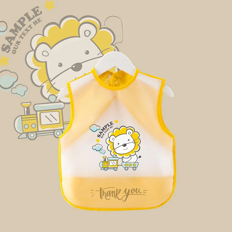 儿童罩衣吃饭衣防水防脏无袖外穿围裙宝宝秋冬护衣婴儿反穿兜护衣