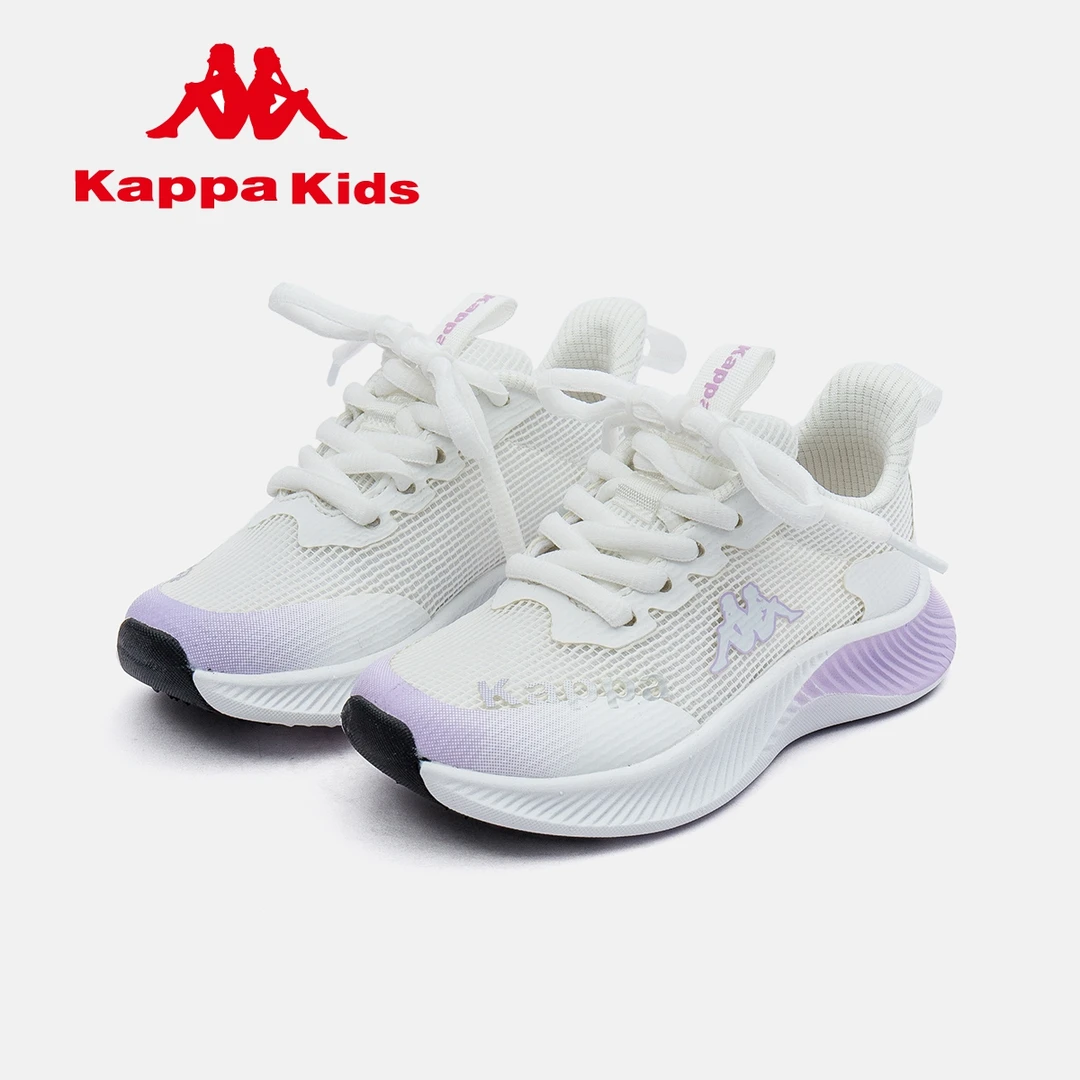 Kappa Kids卡帕童鞋2024夏季男女童网面透气中大童防滑软底运动鞋