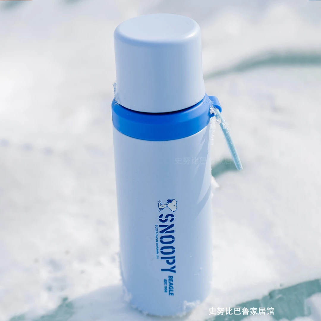 Snoopy/史努比新款泡茶保温杯茶水分离大容量316闷茶便携可爱极简