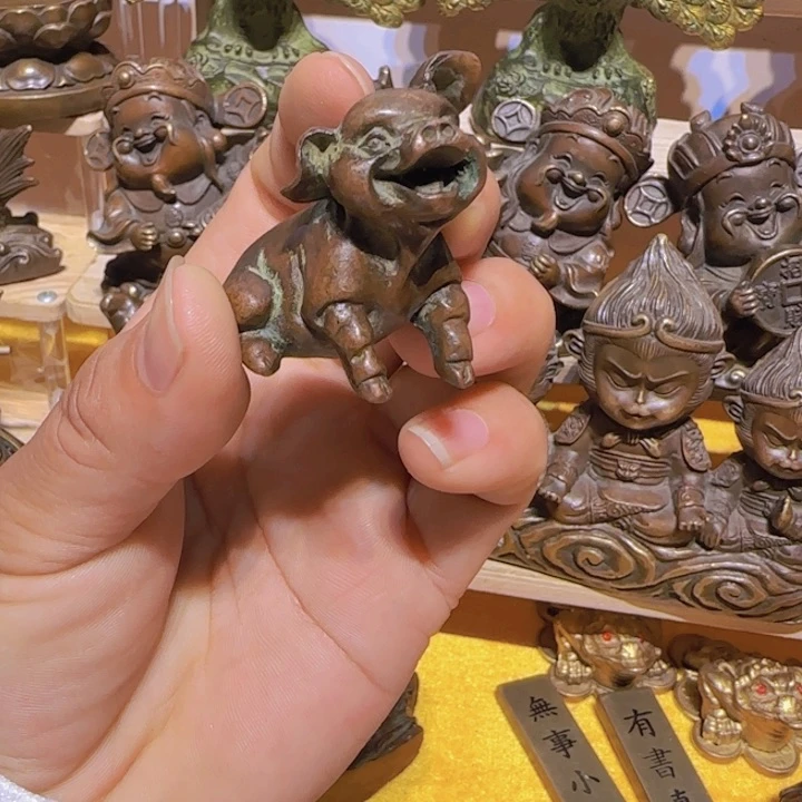 紫铜合金，小摆件