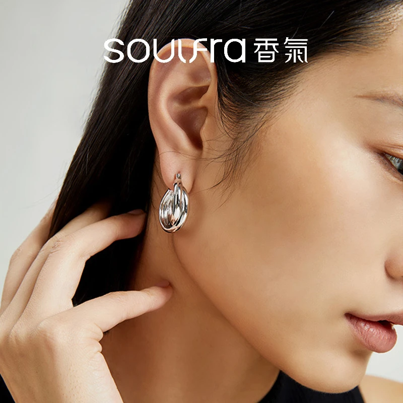 925银耳饰 【大麻花】耳环质感百搭气质轻奢百搭ins精致简约法式
