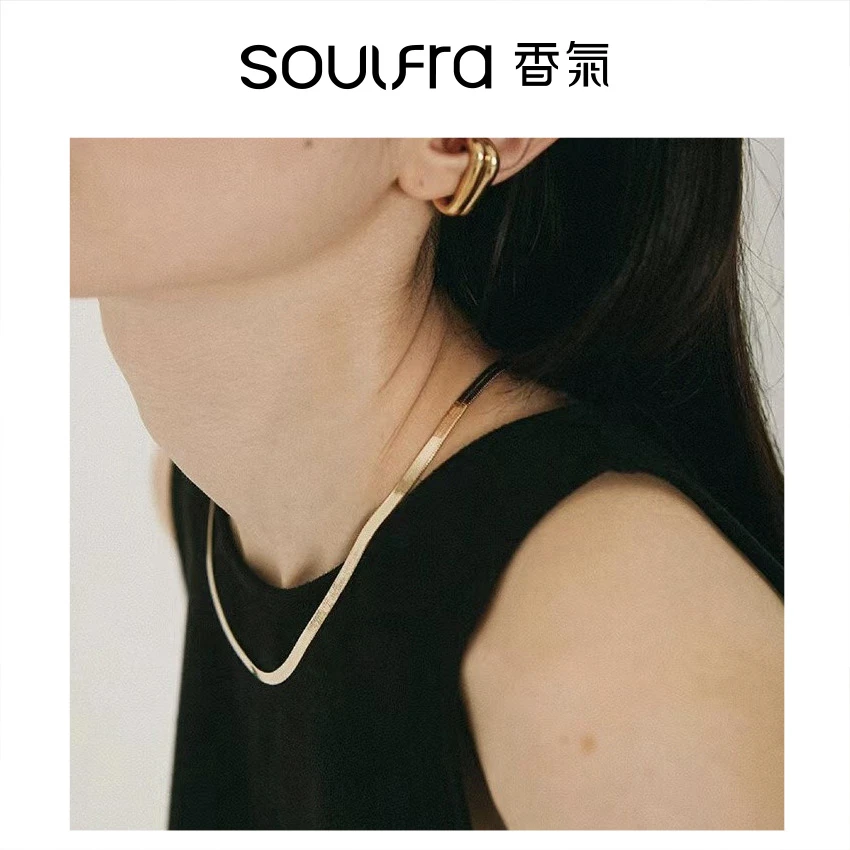 链子925银 【宽刀片蛇骨链】小众轻奢百搭潮流经典时尚气质简约