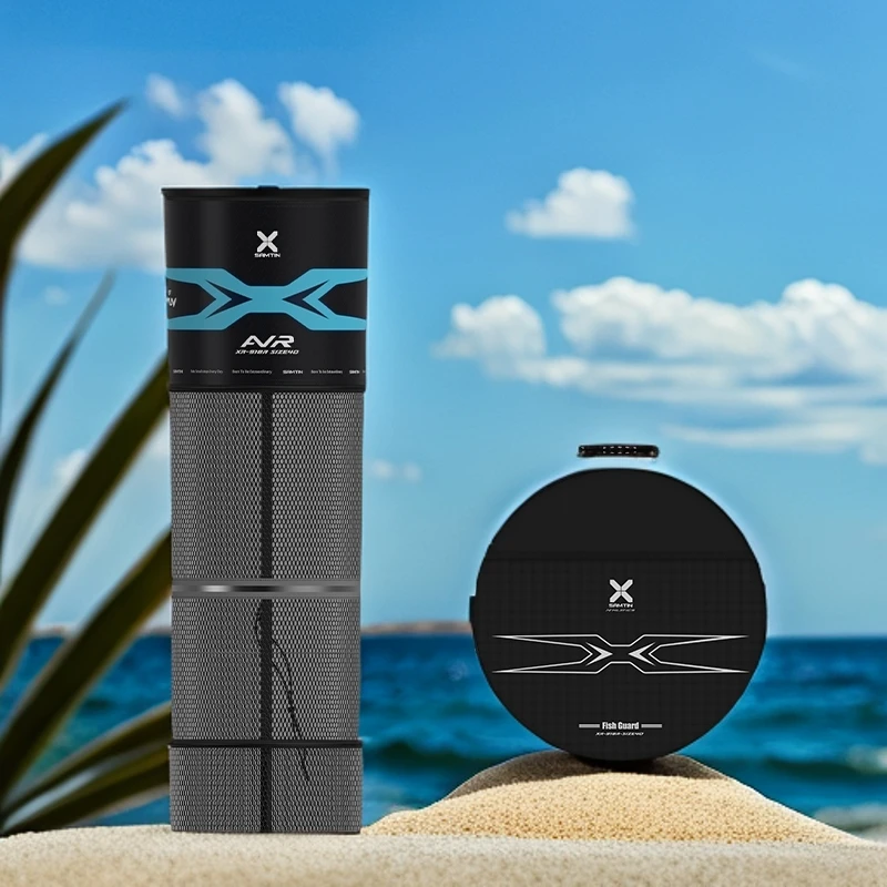 雷臣鱼护钓鱼网兜圆型涂胶加厚防挂速干防跳黑坑装鱼渔护包袋