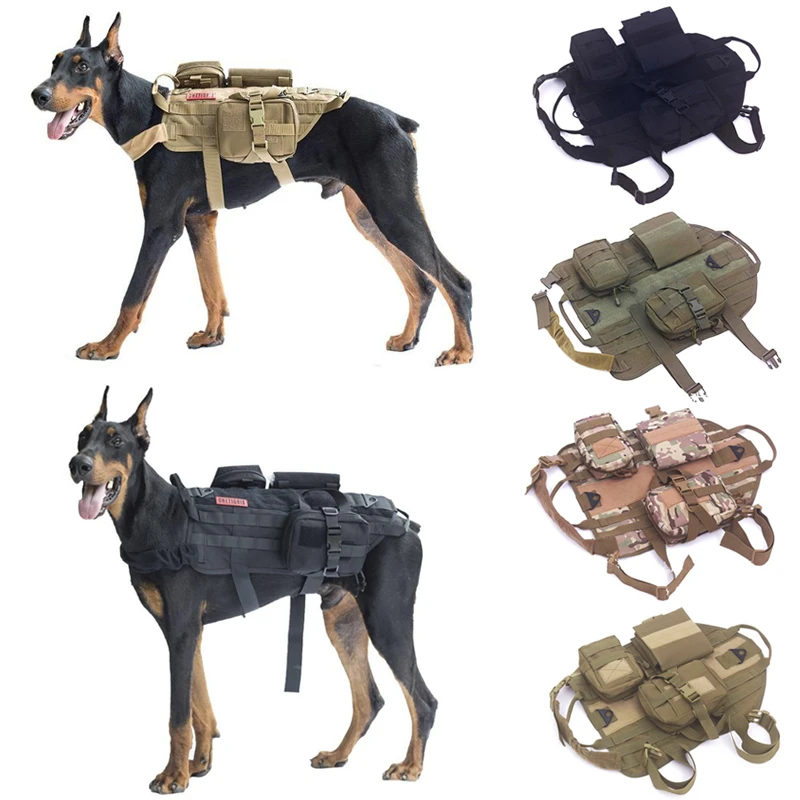 中大型犬狗狗战术背心宠物衣服马犬金毛大德牧春季胸背带训练马甲