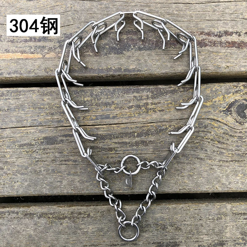 遛狗防爆冲刺钉脖圈马犬东德中大型犬项圈脖链调节刺激脖套训狗链