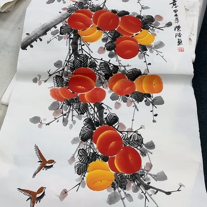 绘画宣纸国画作品纯手绘