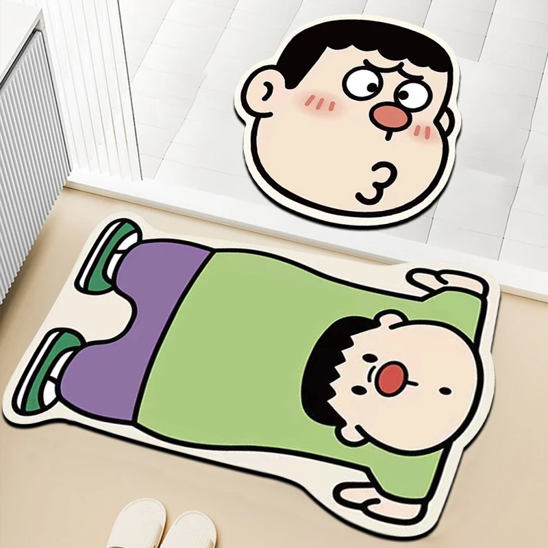 硅藻泥拍一发二家用耐脏吸水防滑垫防滑可洗地垫卧室浴室进门垫