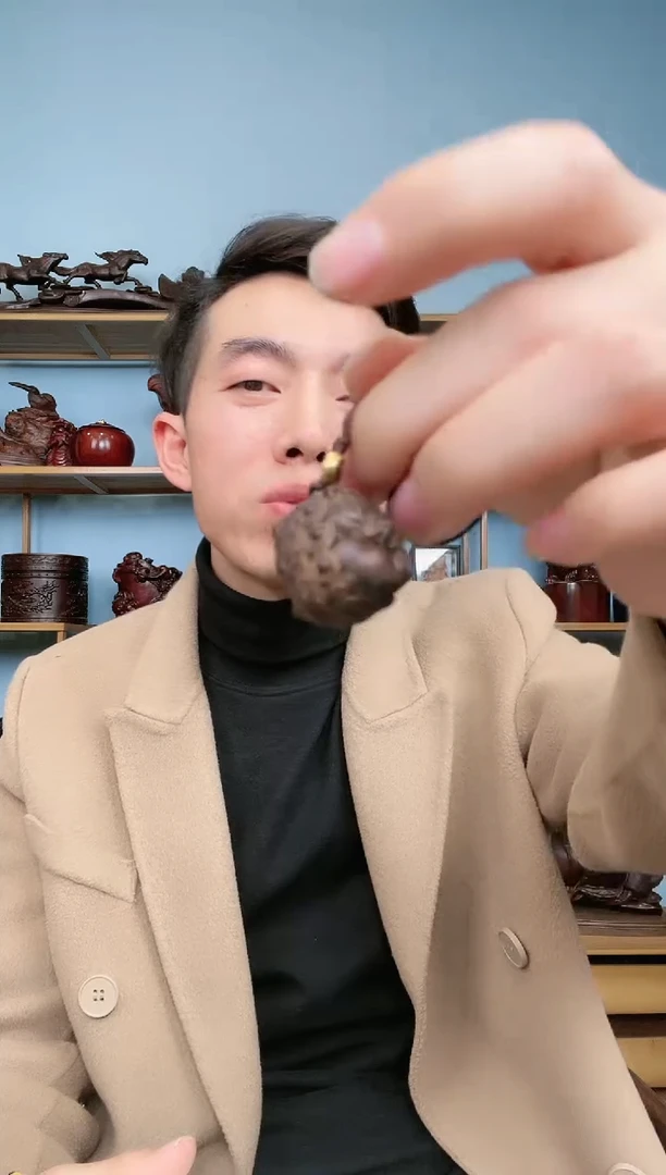【闪购商品】雕刻木材貔貅钥匙扣