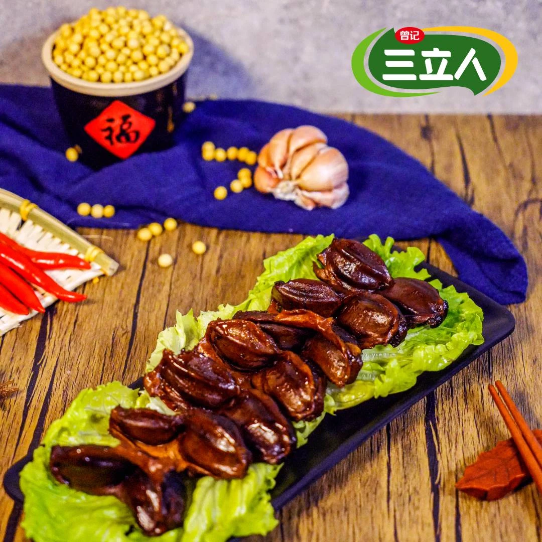 武冈特产精选卤菜三立人品牌切片卤鸭肾-4个装（零食必备）开袋食用
