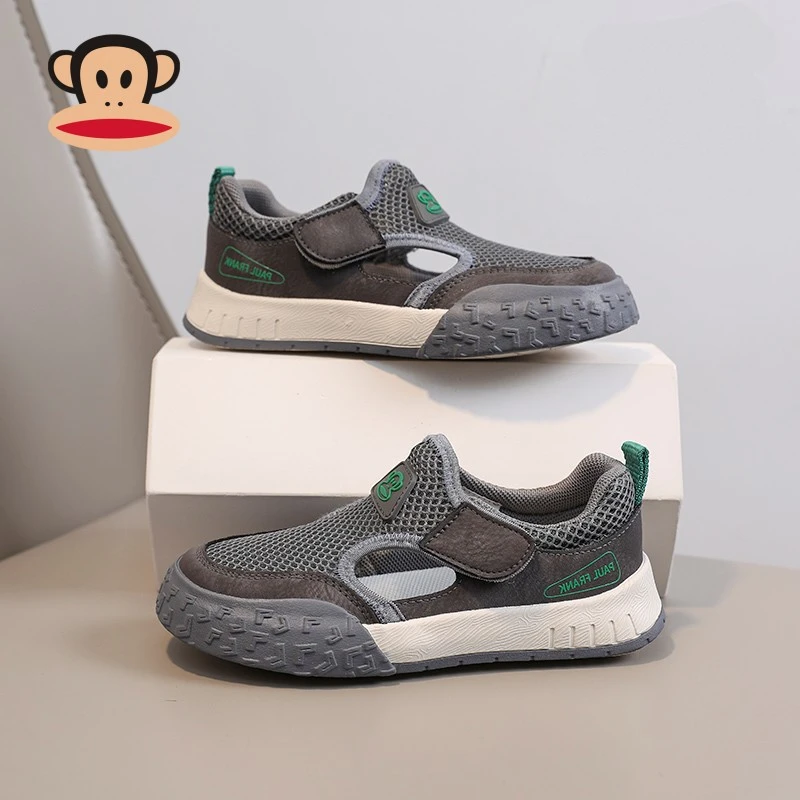 大嘴猴童鞋夏季透气网鞋男女童户外运动凉鞋儿童板鞋潮鞋2025新款