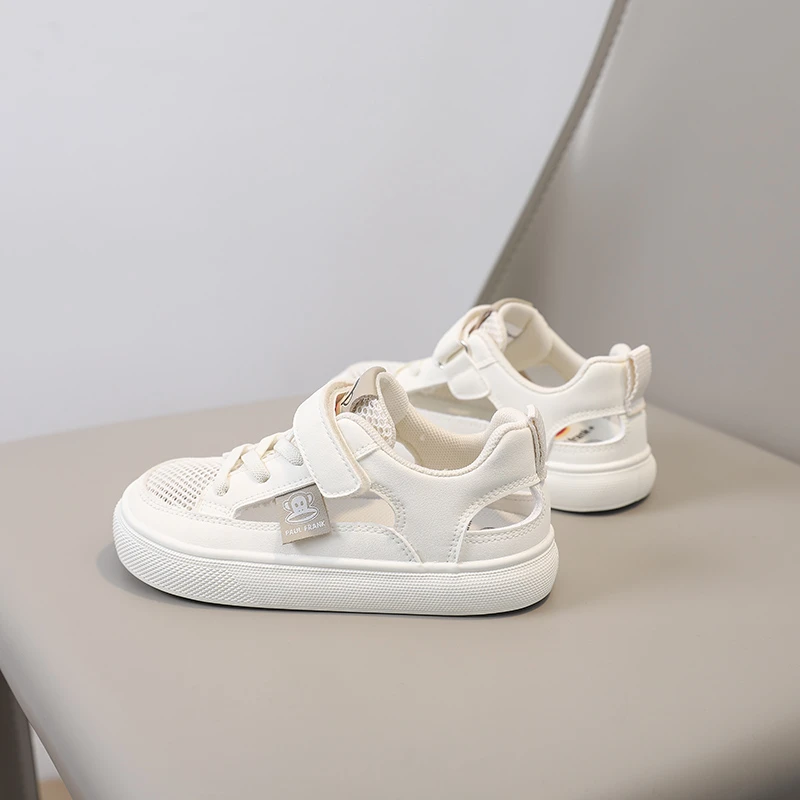 大嘴猴夏季儿童运动凉鞋男女童时尚休闲鞋宝宝鞋2024新款小白鞋潮