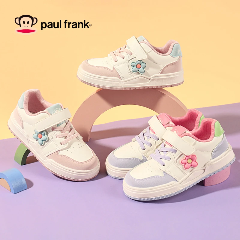 大嘴猴秋季女童鞋子2024新款女孩校园百搭小板鞋运动鞋休闲宝宝鞋