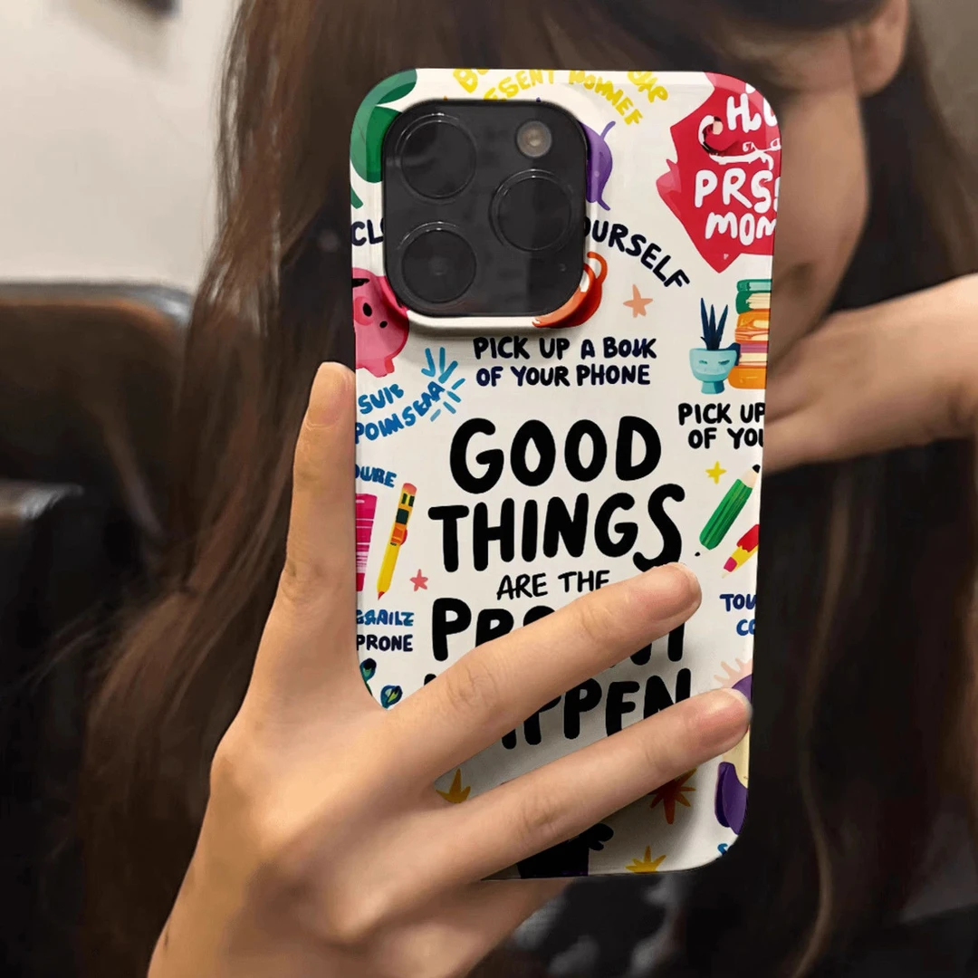 好事发生苹果15promax小众手机壳iPhone14复古菲林13高级感12安卓