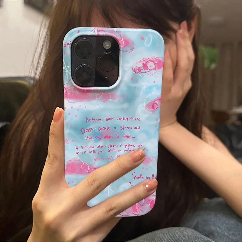 夏日多巴胺苹果15promax小众手机壳iPhone14高级菲林13治愈系12