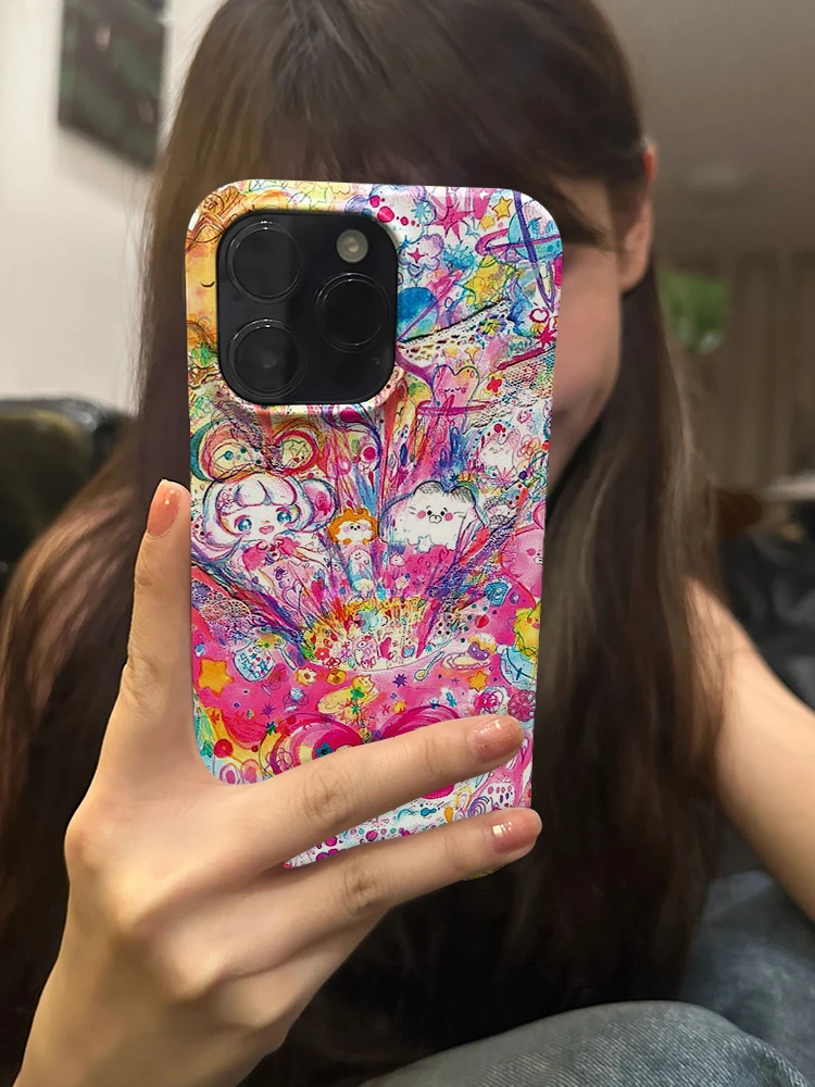 生活爆炸苹果16promax小众手机壳iPhone15高级菲林14治愈系12安卓