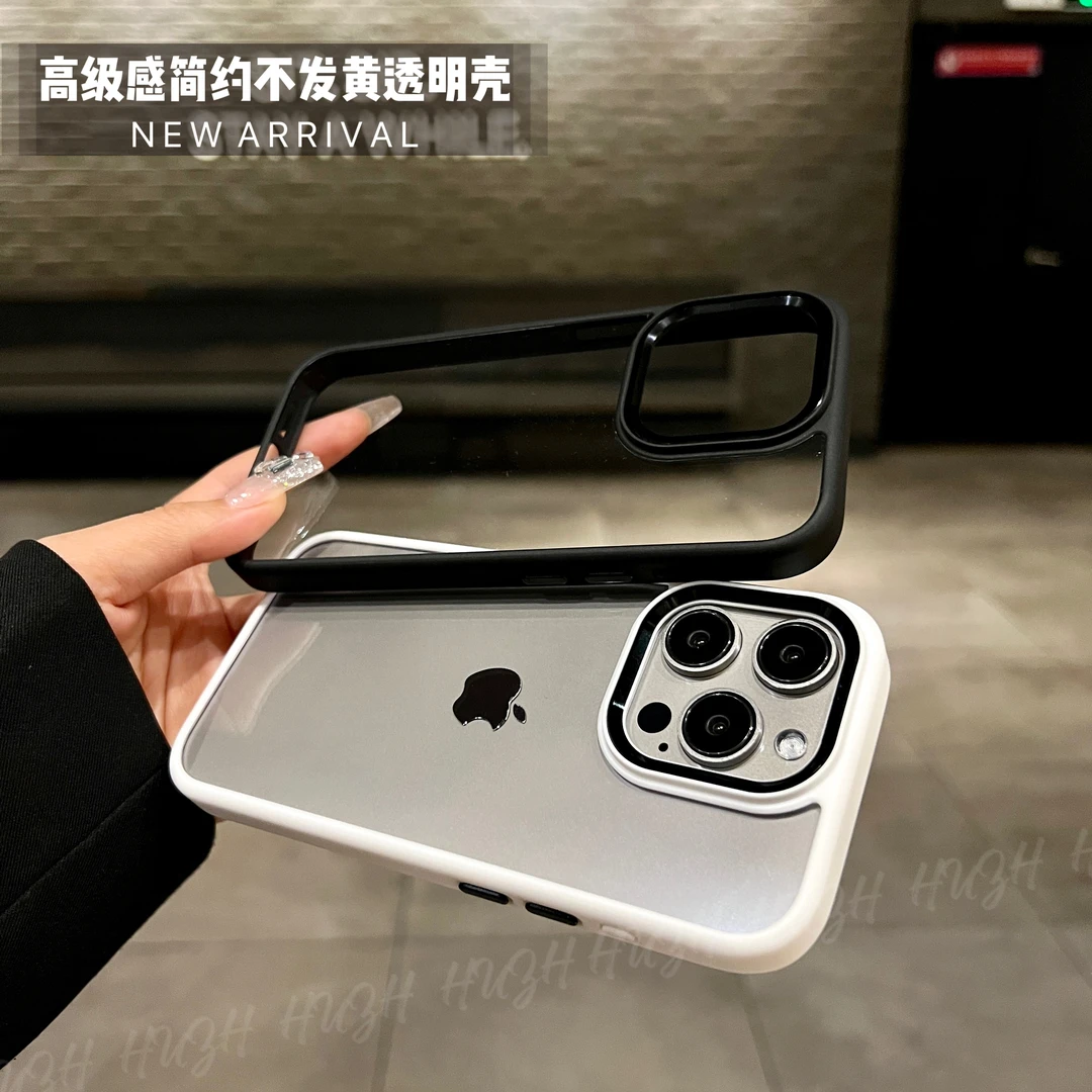 适用苹果iPhone16p适用15百搭高级感14promax透明壳13手机壳12