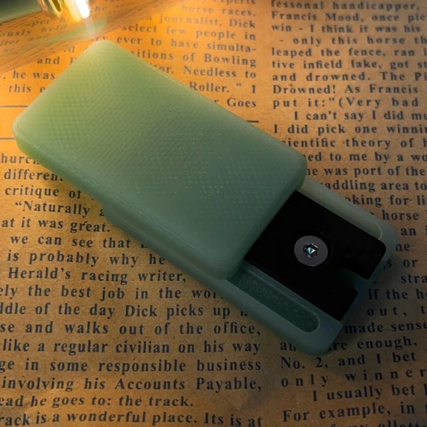 三轨道机械叮叮推牌直推密集组合常规段落带伞孔edc解压减压玩具