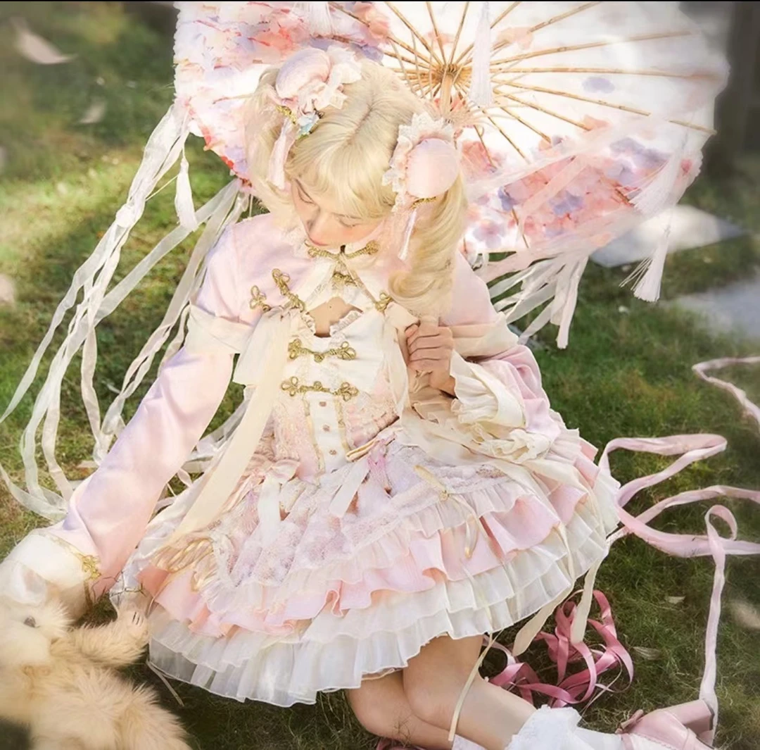 【7.28现货】白梨入梦lolita原创洋装中华风洛丽塔打歌服少女