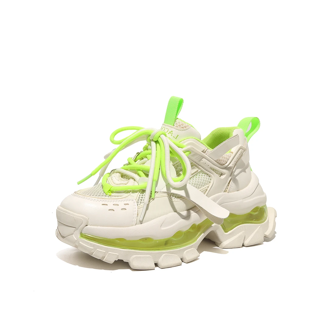 现货淘爱朵增高8cm春ins潮流老爹鞋时尚百搭透气女休闲鞋666-6