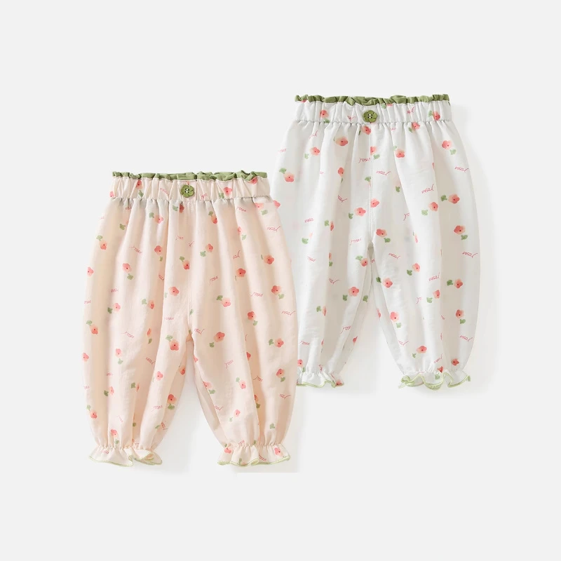 女宝宝九分裤小童灯笼裤夏季儿童防蚊裤