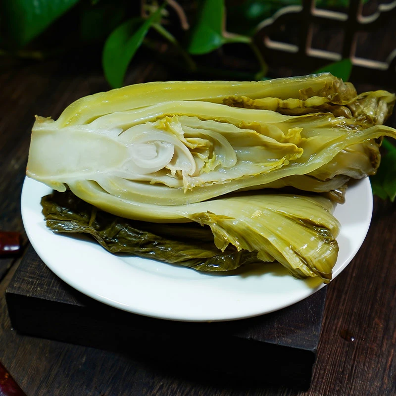 贵州地道酸菜500g*3袋 新鲜青菜传统手作腌制 口感爽脆 营养美味