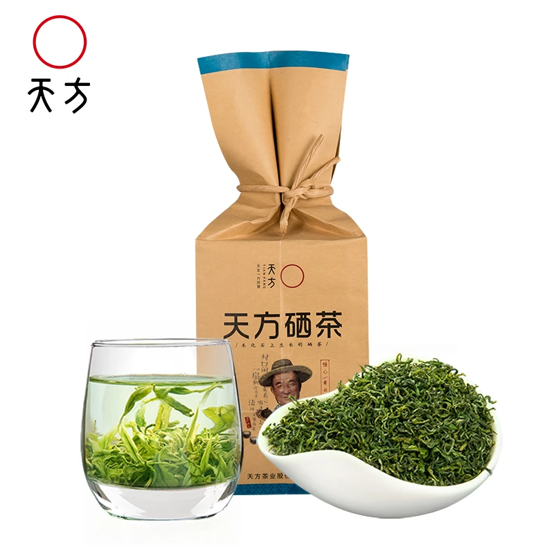 天方春茶天方250g甄选天方硒茶明前特级高山石台硒茶耐泡口粮茶