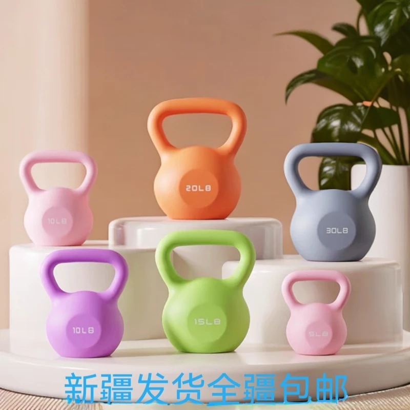 新疆发货健身壶铃练臀家用翘臀哑铃男士提壶哑铃专业瘦全身瘦收腹