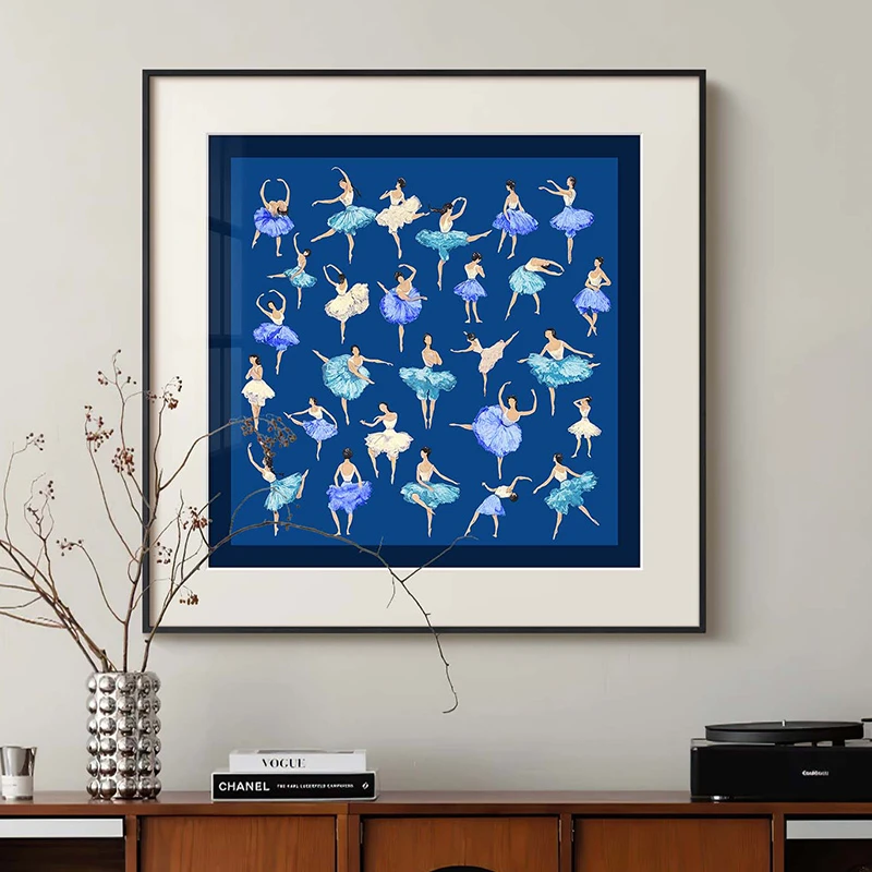 芭蕾舞》现代简约法式轻奢客厅装饰画北欧玄关卧室高级感艺术挂画