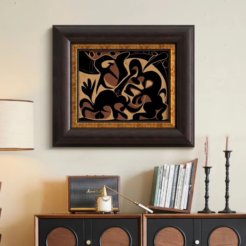 斗牛》中古风法式小众艺术客厅装饰画玄关书房复古毕加索抽象挂画