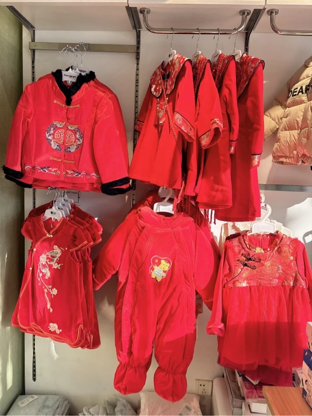 新年装童装裙子套装