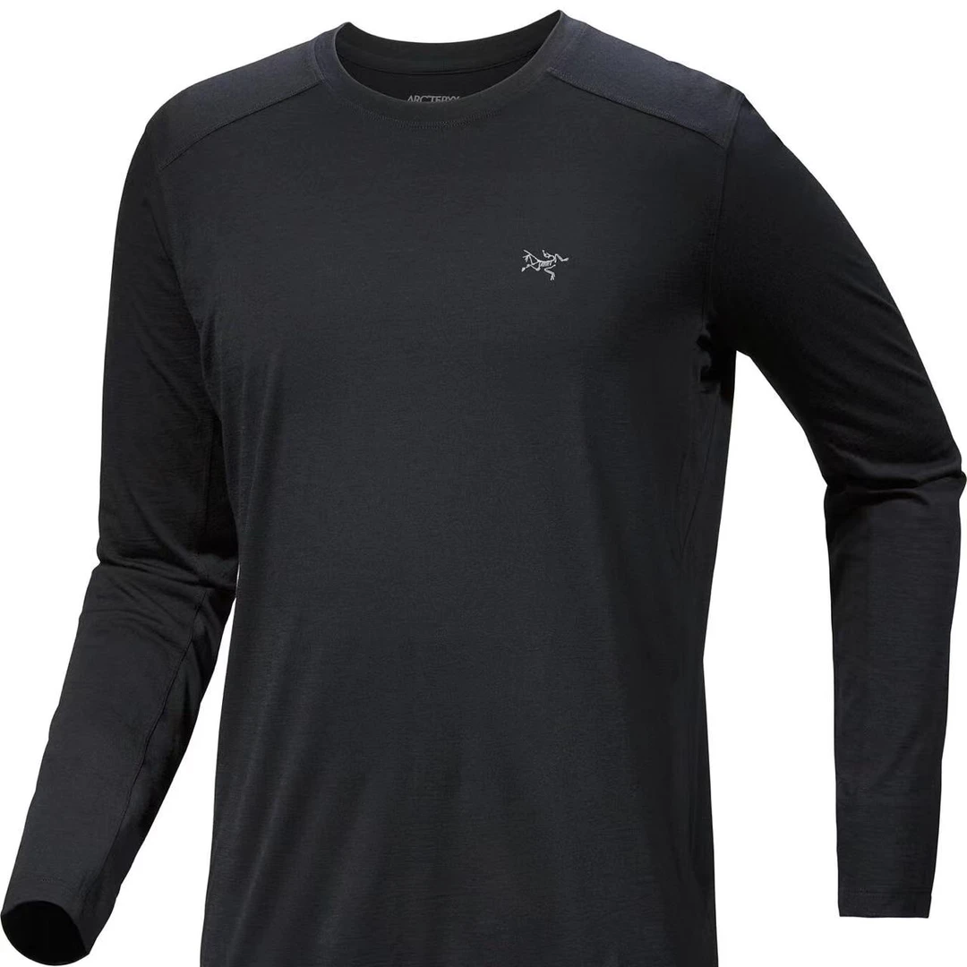 【NEW】始祖鸟男士Ionia美利奴羊毛长袖T恤衫体恤秋冬户外套头休闲