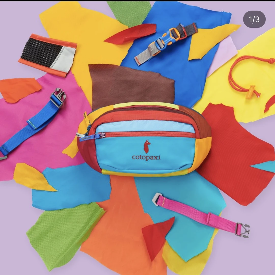 Cotopaxi羊驼 Kapai 1.5L 拼色腰包胸包挎包户外多巴胺男女同款