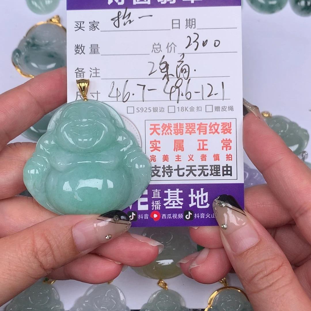 【闪购商品】翡翠颈饰未镶嵌抬**望我