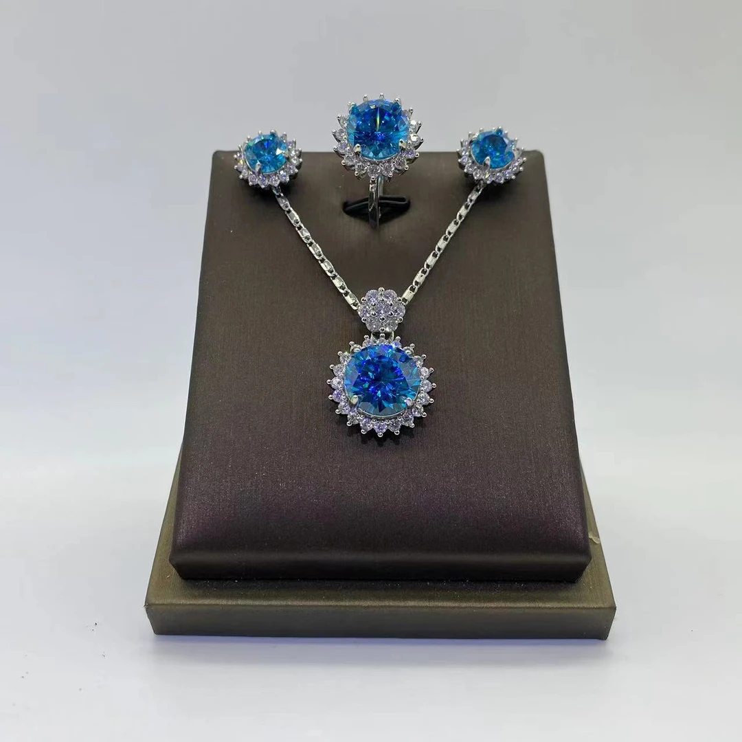 【 蓝色海洋 璀璨光芒】气质时尚吊坠CZY75646