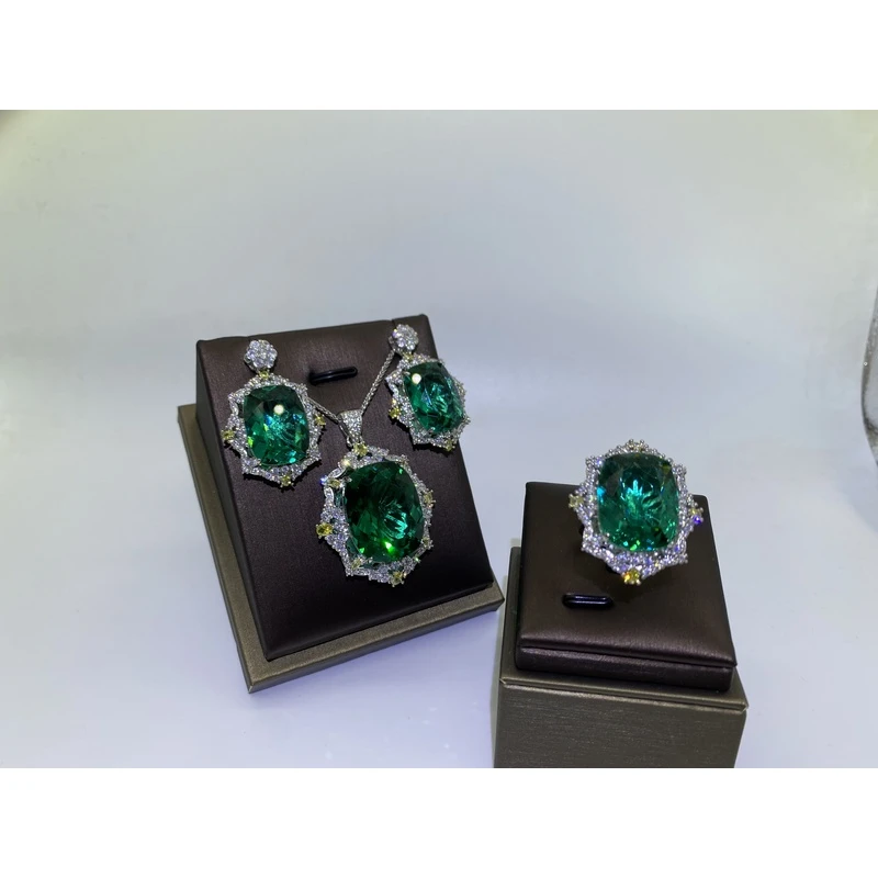 【无限绿光 霓虹电光】三件套吊坠DM4706068