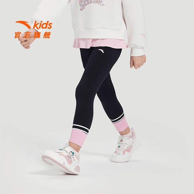 【双11爆款】安踏儿童小童宝宝打底裤秋季女童紧身裤运动长裤子