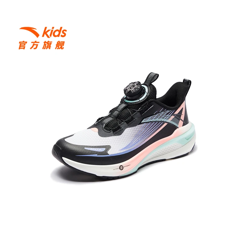 安踏儿童女大童新款时尚百搭跑鞋耐磨防滑运动跑鞋犟弹科技专业
