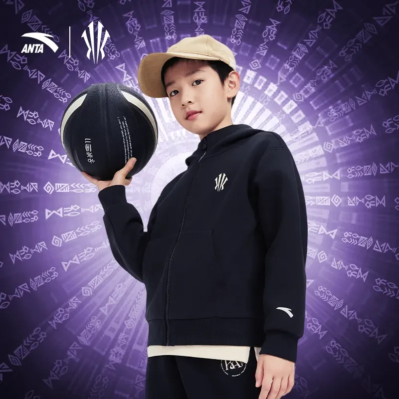 【欧文灵动艺术大秀同款】安踏儿童男女大童保暖儿童衣服秋冬款