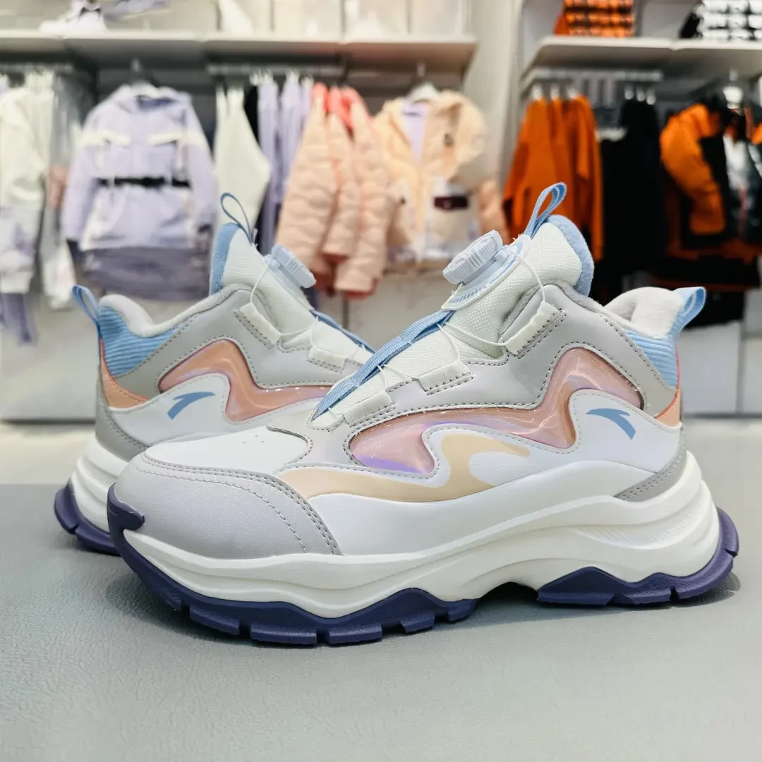 【云图大棉鞋】安踏儿童女大童户外系列冬季保暖大棉鞋/322416919